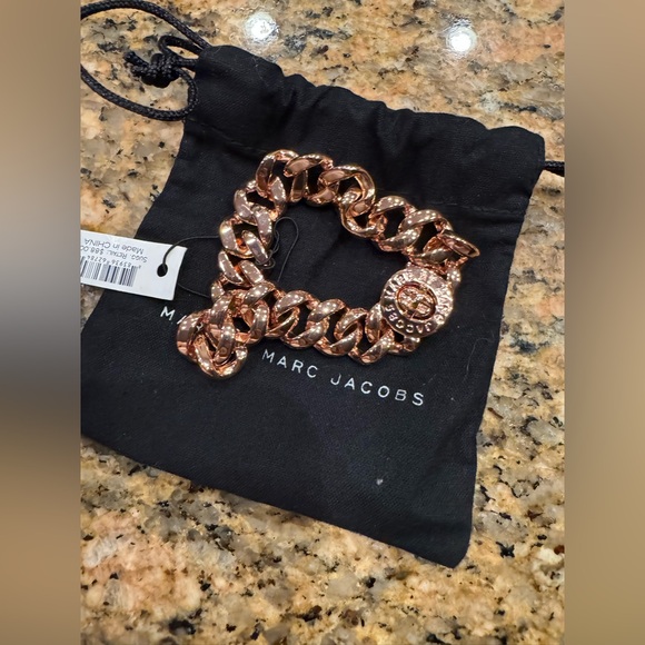 Marc Jacobs Jewelry - Beautiful Mark By Mark Jacobs Chain Link Bracelet Rose Gold Tone W/ Dustbag New